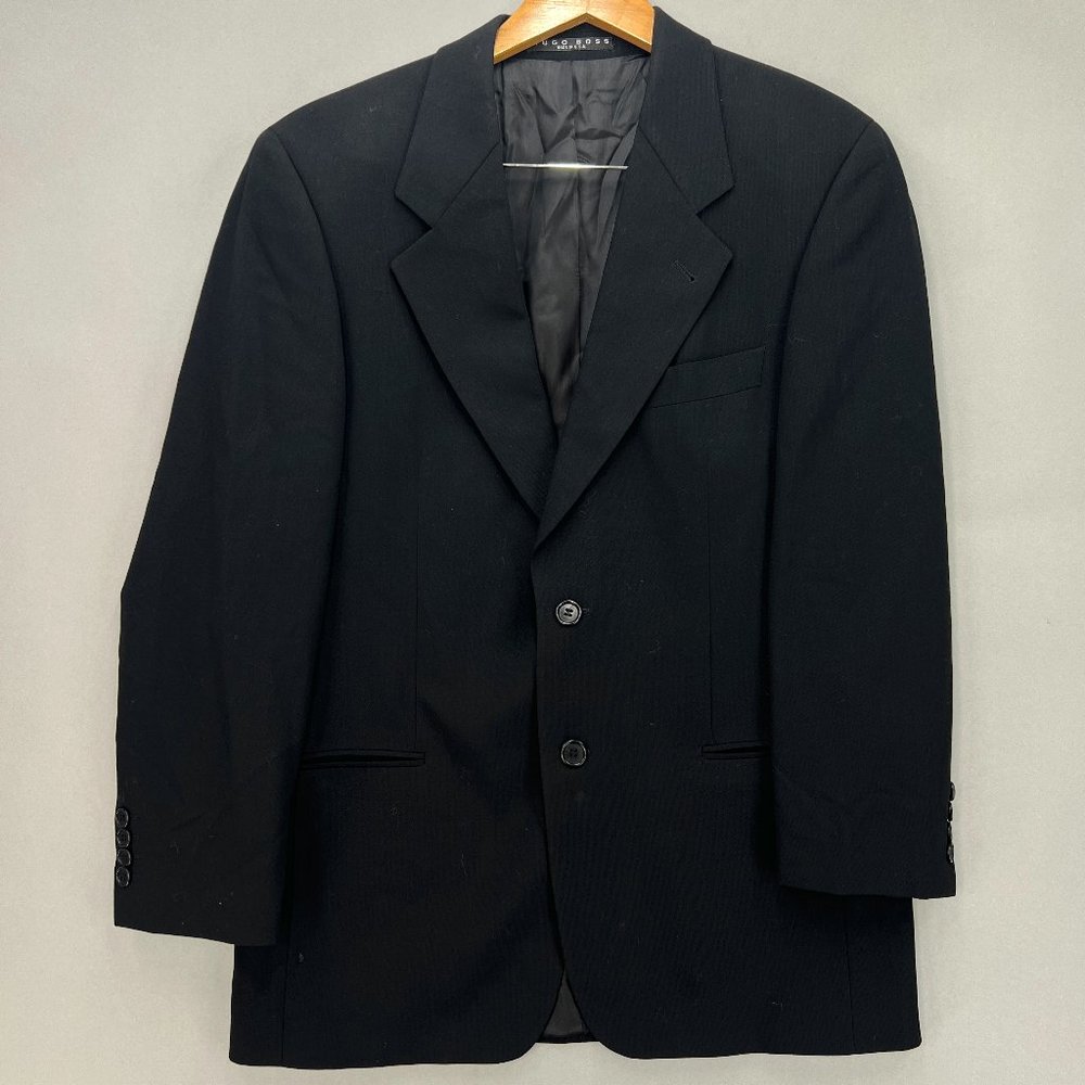 Hugo Boss Men's Casual Galilei/Omega Style Black 2 Button Sport Coat Size 38S